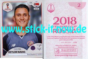 Panini WM 2018 Russland "Sticker" INT/Edition - Nr. 382