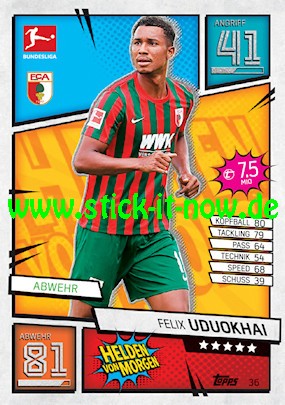 Topps Match Attax Bundesliga 2021/22 - Nr. 36 ( Helden von Morgen )