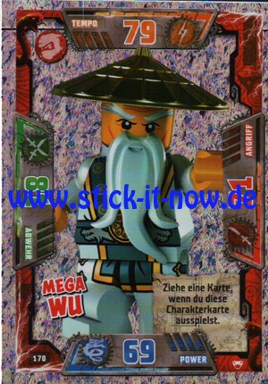 Lego Ninjago Trading Cards - SERIE 2 (2017) - Nr. 170 (GLITZER)