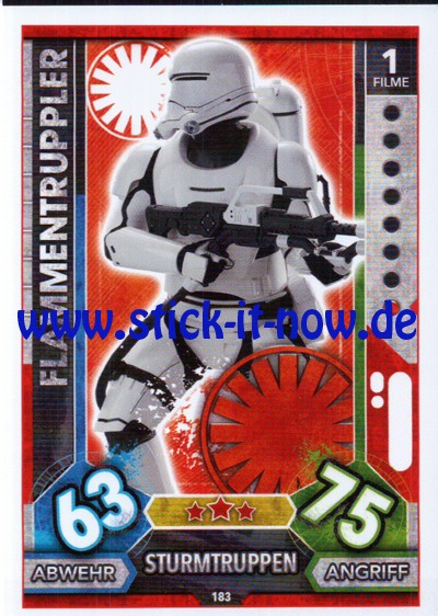 Topps Star Wars FORCE ATTAX UNIVERSE (2017) - Nr. 183