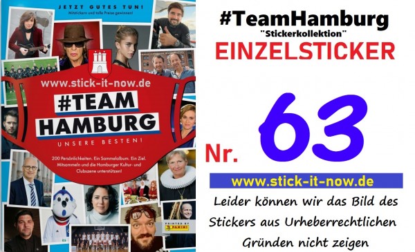 #TeamHamburg "Sticker" (2021) - Nr. 63