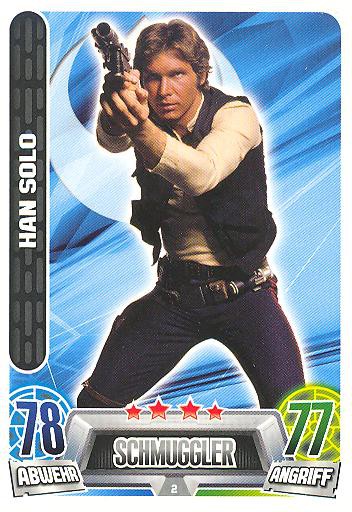 Force Attax Movie Collection - Serie 2 - Han Solo - Nr. 2