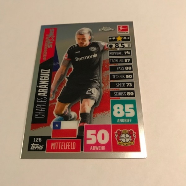 Match Attax BL Chrome 20/21 - Nr. 126 - ARÁNGUIZ