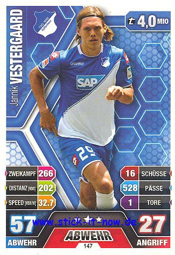 Match Attax 14/15 - Jannik VESTERGAARD - TSG Hoffenheim - Nr. 147