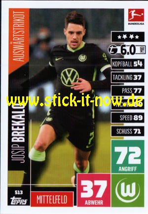 Topps Match Attax Bundesliga 2020/21 "Extra" - Nr. 513