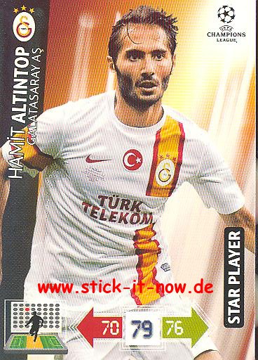 Panini Adrenalyn XL CL 12/13 - Galatasaray Istanbul - Hamit Altintop