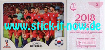 Panini WM 2018 Russland "Sticker" INT/Edition - Nr. 481