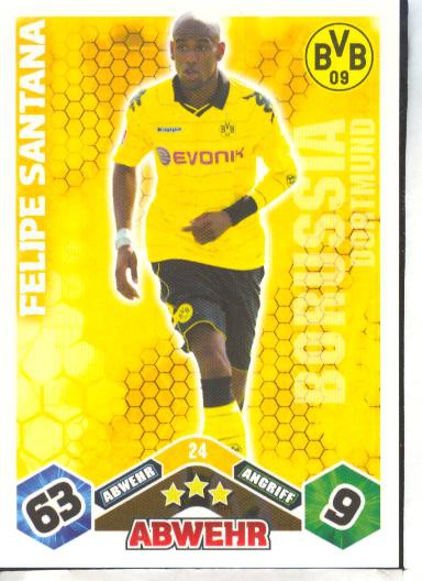 Match Attax 10/11 - FELIPE SANTANA - 024