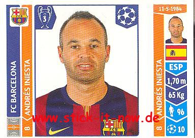 Panini Champions League 14/15 Sticker - Nr. 424
