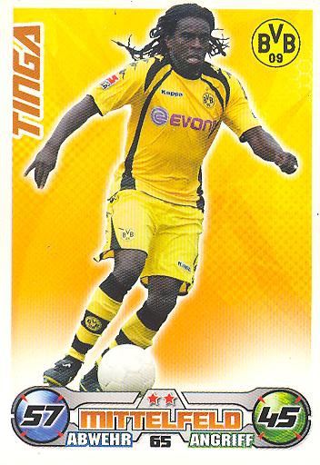 Match Attax 09/10 - TINGA - Bor. Dortmund - Nr. 65