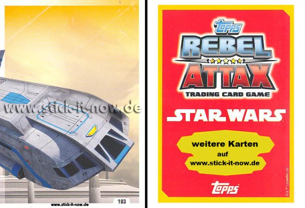 Rebel Attax - Serie 1 (2015) - STRIKE-FORCE - REBELLION 2 - Nr. 103