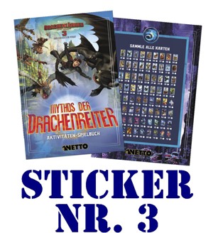 Netto - Mythos der Drachenreiter (2019) "Sticker" - Nr. 3