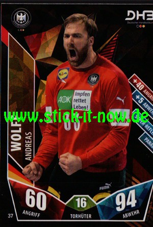 LIQUI MOLY Handball Bundesliga "Karte" 21/22 - Nr. 37 (Glitzer)