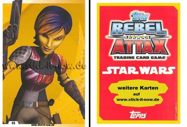 Rebel Attax - Serie 1 (2015) - STRIKE-FORCE - REBELLION 1 - Nr. 89