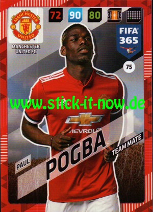 Panini FIFA 365 Adrenalyn XL 2018 - Nr. 75