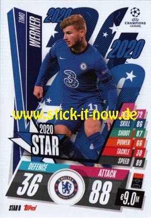 Match Attax Champions League 2020/21 "Festive" - Nr. STAR 8