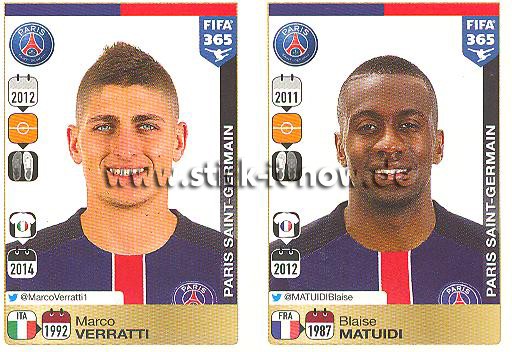 Panini FIFA 365 Sticker - Nr. 442 - 446