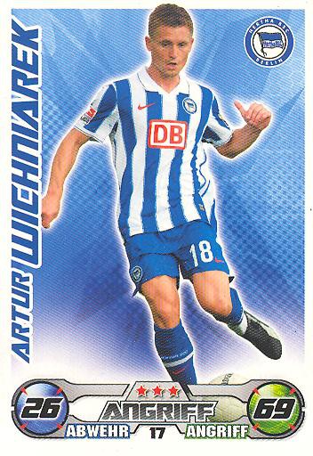 Match Attax 09/10 - ARTUR WICHNIAREK - Hertha BSC Berlin - Nr. 17