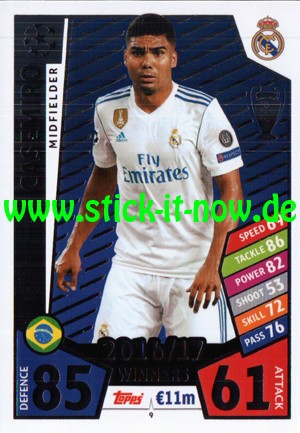 Match Attax Champions League 17/18 - Nr. 9 (Winners 16/17)