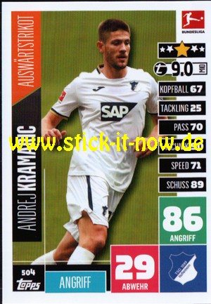 Topps Match Attax Bundesliga 2020/21 "Extra" - Nr. 504