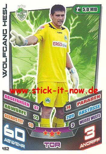 Match Attax 13/14 - Greuther Fürth - Wolfgang Hesl - Nr. 412