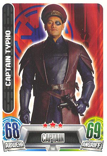 Force Attax Movie Collection - Serie 2 - CAPTAIN TYPHO - Nr. 118