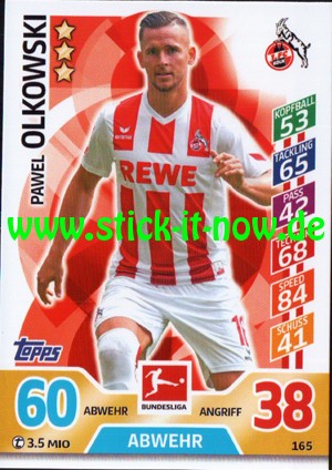 Topps Match Attax Bundesliga 17/18 - Nr. 165