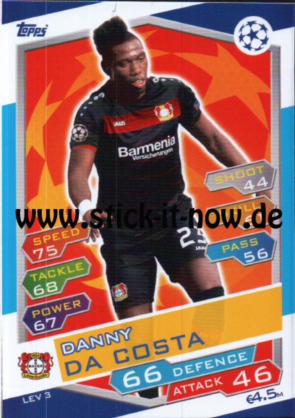 Match Attax Champions League 16/17 - Nr. LEV 3