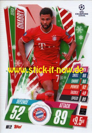 Match Attax Champions League 2020/21 "Festive" - Nr. HU 12