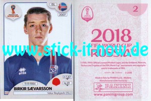 Panini WM 2018 Russland "Sticker" INT/Edition - Nr. 283