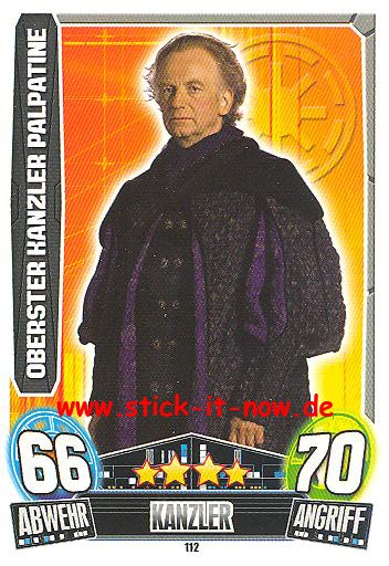 Force Attax Movie Collection - Serie 3 - OBERSTER KANZLER PALPATINE - Nr. 112