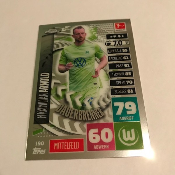 Match Attax BL Chrome 20/21 - Nr. 190 - ARNOLD