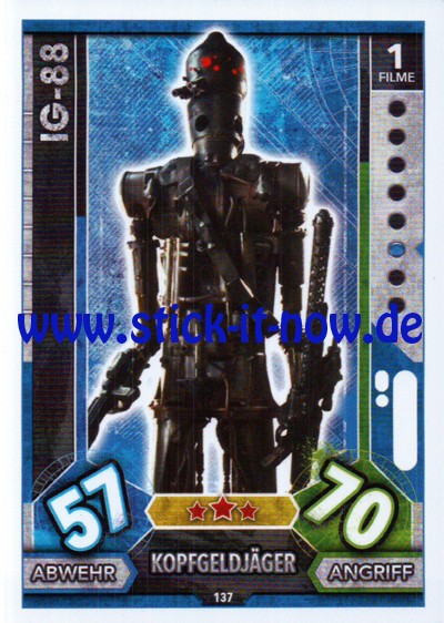 Topps Star Wars FORCE ATTAX UNIVERSE (2017) - Nr. 137