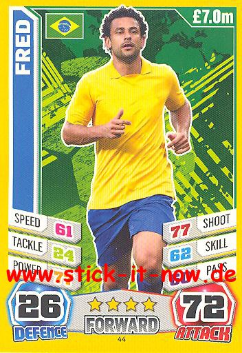 Match Attax "World Stars WM 2014" - FRED - Nr. 44