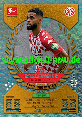 Topps Match Attax Bundesliga 2021/22 - Nr. 10 ( Kreis der Besten )