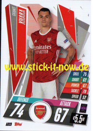 Match Attax Champions League 2020/21 "Update" - Nr. ARS 9