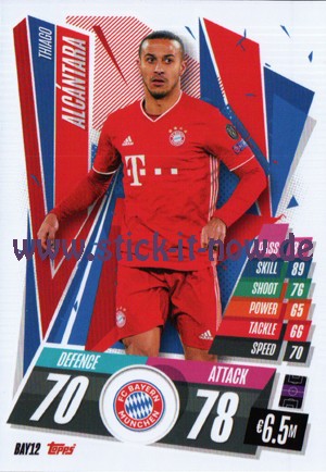 Match Attax Champions League 2020/21 - Nr. BAY 12