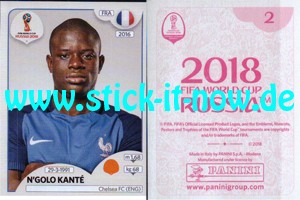 Panini WM 2018 Russland "Sticker" INT/Edition - Nr. 190
