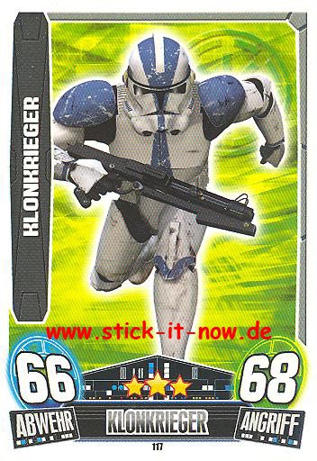 Force Attax Movie Collection - Serie 3 - KLONKRIEGER - Nr. 117