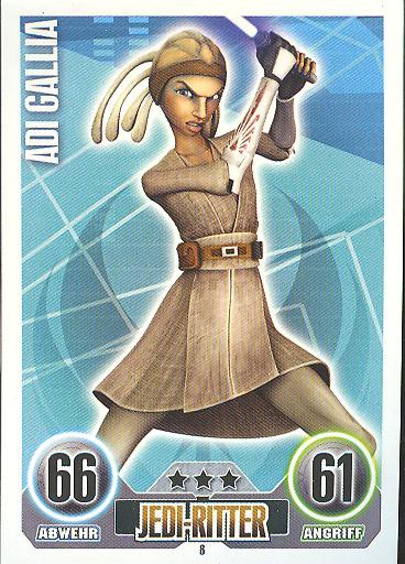 Force Attax - ADI GALLIA - Jedi-Ritter - Die Republik - SERIE 1 (2010)