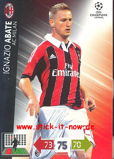 Panini Adrenalyn XL CL 12/13 - AC Mailand - Ignazio Abate