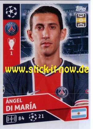Champions League 2020/2021 "Sticker" - Nr. PSG 11