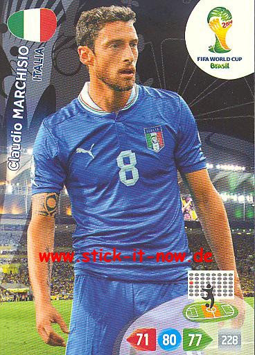 Panini Adrenalyn XL Brasil WM 2014 - Claudio MARCHISIO