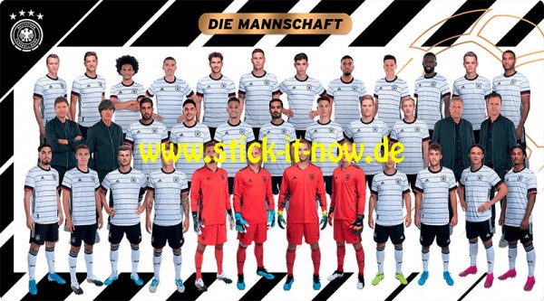Ferrero Team Sticker EM 2020 (2021) - "Mannschaft" (Die Mannschaft)
