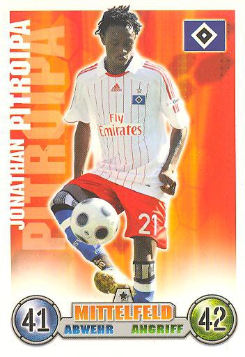 Jonathan Pitroipa - Match Attax 08/09 - Hamburger SV