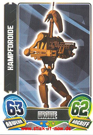 Force Attax - Star Wars - Clone Wars - Serie 5 - Kampfdroide - Nr. 73