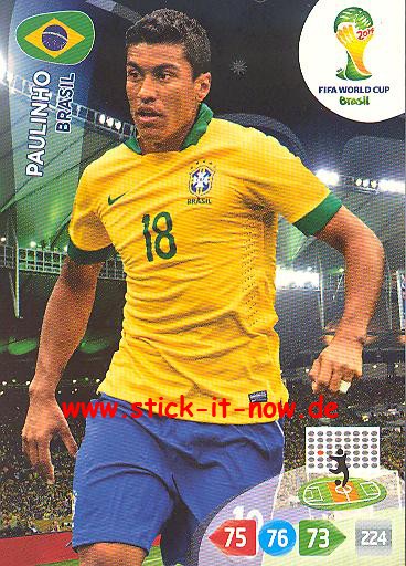 Panini Adrenalyn XL Brasil WM 2014 - PAULINHO