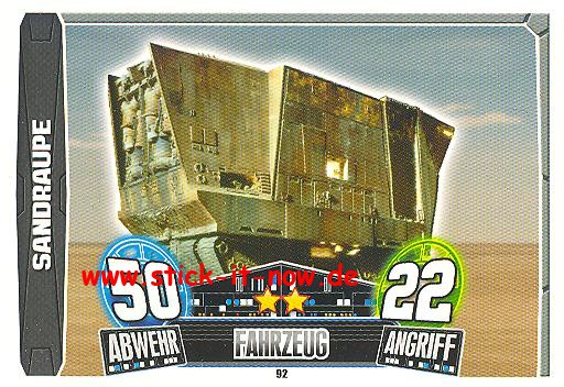 Force Attax Movie Collection - Serie 3 - SANDRAUPE - Nr. 92