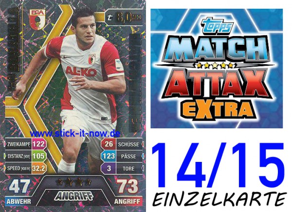 Match Attax 14/15 EXTRA - Raul BOBADILLA - FC Augsburg - Nr. 583 (MATCHWINNER)