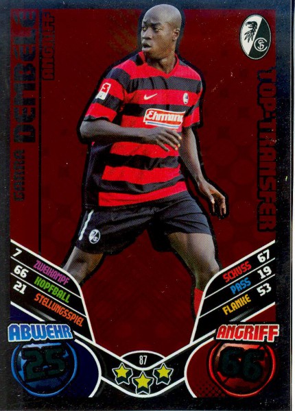 Match Attax 11/12 - Garra Dembélé - Top-Transfer